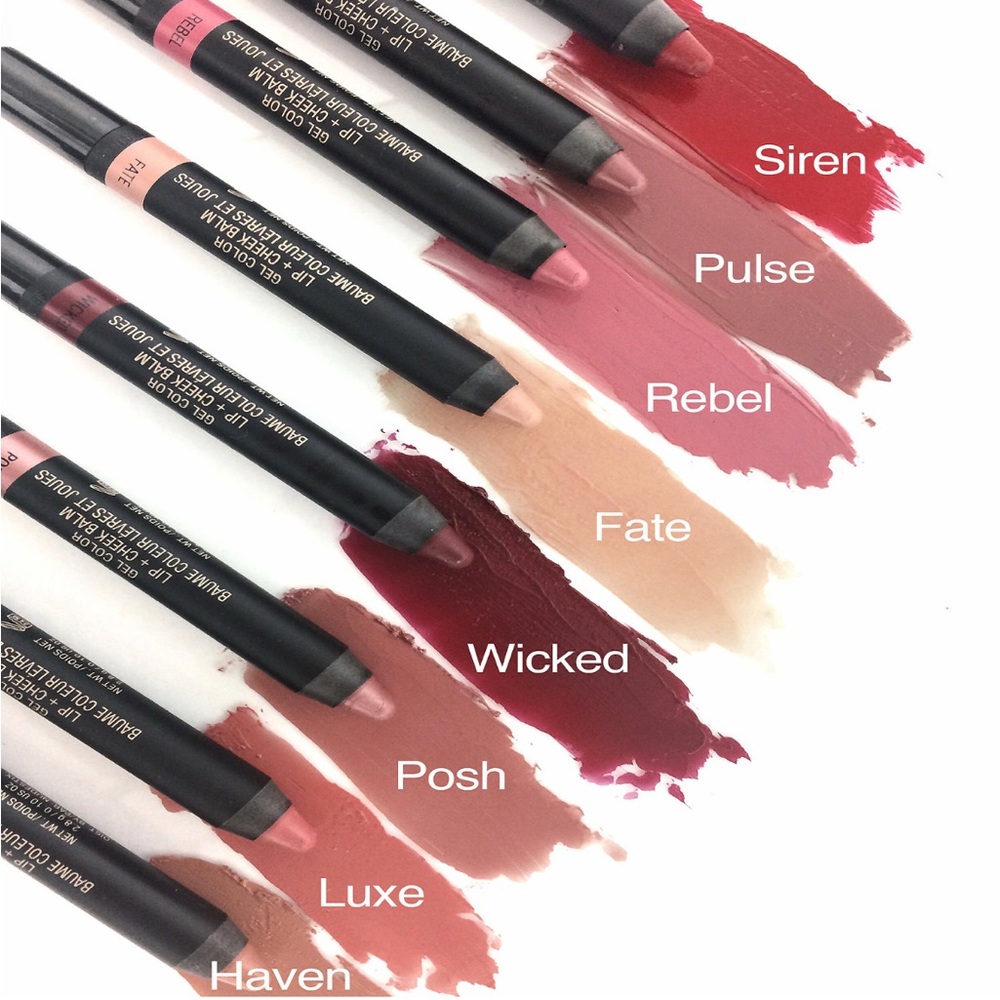 🌸NUDESTIX Tinted Gel Lip Balm with Case & Sharpener in Rebel 2.8 g Full Size - Picture 6 of 8